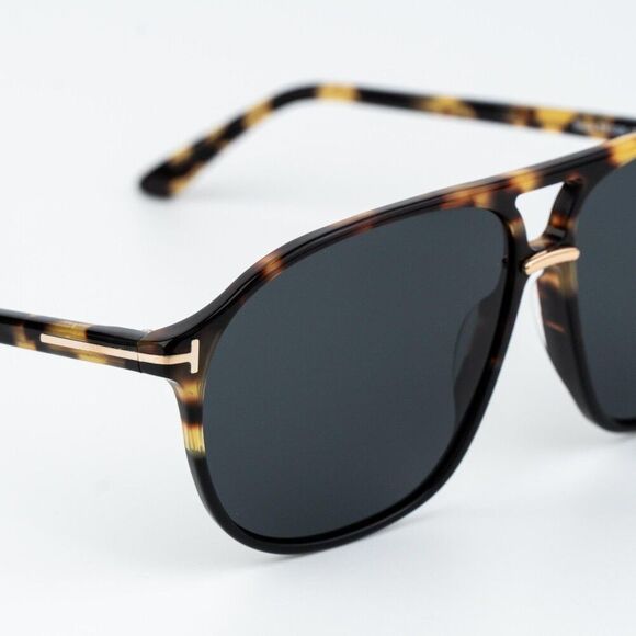 Tom Ford BRUCE Women Sunglasses Havana Smoke Pilot FT1026/S 05A NEW AUTHENTIC main image 7